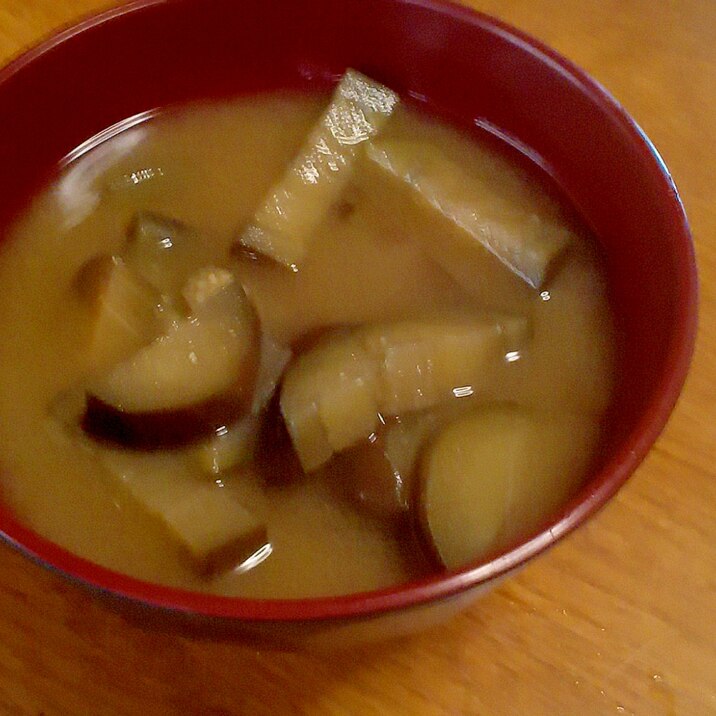 簡単♪茄子のみそ汁